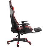  Okretna igraća stolica s osloncem za noge crvena PVC | shoptok.hr