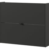 Germania Antracitno sivi preklopni/viseći ormarić za cipele u dekoru hrasta 100x83x18 cm Ameca – Cijene