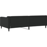  Dnevni krevet crni 100 x 200 cm od tkanine | shoptok.hr