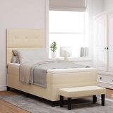  Vzmetnica z vzmetnico in klopjo bež 80x200 cm tkanina, (22083395) | Shoptok.si