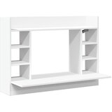  Zidni radni stol bijeli 105 x 48 x 75 cm od konstruiranog drva | shoptok.hr