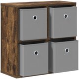  Kreveta s ladicama Dimljeni hrast 49,5 x 22 x 47 cm | shoptok.hr