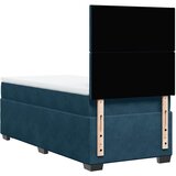 Box spring krevet s madracem plavi 80 x 200 cm baršunasti | shoptok.hr