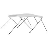 vidaXL Bimini tenda s 3 loki bela 183x180x137 cm Cene