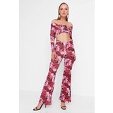 Trendyol Pink Multicolor Knitted Trousers | Shoptok.si
