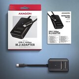 Axagon ADM2-AM USB-A adapter za M.2 NVMe i SATA SSD do 10 Gb/s Slike