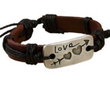 IZMAEL Narukvica Heart Arrow - Crna | shoptok.hr
