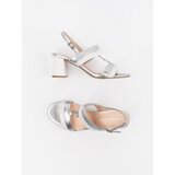 Sergio Leone Silver heeled sandals by | Shoptok.si