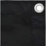 Balkonski zastor crni 75 x 400 cm od tkanine Oxford | shoptok.hr