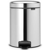 Brabantia Koš za odpadke s pedalom Newicon, 5L s plastičnim vložkom - svetlikajoče jeklo | Shoptok.si