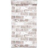  3D čvrsta tapeta Prugasti Opeka 10 x 0,53 m N woven tkanina | shoptok.hr