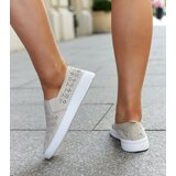 Gemre Beige slip-on sneakers Hilal | Shoptok.si