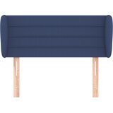  Uzglavlje s ušima plavo 93x23x78/88 cm od tkanine | Eponuda.com