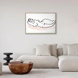  Slika - Sunbathing (1 Part) Wide 120x80 U prirodnom drvenom okviru | shoptok.hr