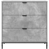 vidaXL Ormarić / Komoda Beton siva 79,5 x 33 x 82 cm Konstruirano drvo | shoptok.hr