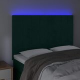  LED uzglavlje tamnozeleno 144x5x118/128 cm baršunasto | Eponuda.ba