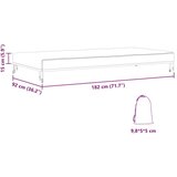 vidaXL Navlaka za vanjski namještaj 182 x 92 x 15 cm | shoptok.hr