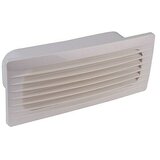 Air-Circle vanjska rešetka (dimenzije spojnog dijela: 230 x 80 mm, bijele boje, s protupovratnom zaklopkom) | shoptok.hr