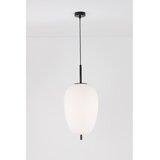 Nova Luce Bijela/crna staklena viseća svjetiljka ø 27 cm Lato – | shoptok.hr