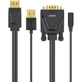 Onten Adapter hdmi na vga sa audio priključkom usb 5v/1a + jack 3.5mm 1.8m (otn-5137) | Eponuda.com