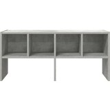 vidaXL Regal za čevlje zložljiva betonsko sivo 89,5x30x40 cm | Shoptok.si