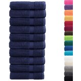  Ručnici za ruke SOLUND 10 kom modri 50 x 100 cm 600 gsm | shoptok.hr