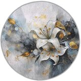 Mila Home Plavi/sivi perivi okrugao tepih ø 150 cm Golden Lilly – Cijene