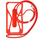 Avizar Univerzalna torbica z vrvico za pametni telefon, vogali, odporni proti udarcem in stojalo za video - rdeca, (20639665) | Shoptok.si
