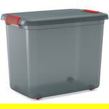 Kis Siva plastična škatla za shranjevanje s pokrovom 59x39x45 cm K Latch Box – | Shoptok.si