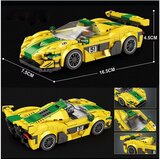  Tehnički blokovi Sportski automobil P1 GTR ŽUTO-ZELENA 368-dijelova ZA5781 | shoptok.hr