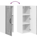  Zidni kuhinjski ormarić Zidne 2 pcs Siva Sonoma 30 x 31 x 80 cm | shoptok.hr