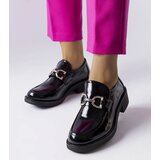 Gemre Black Patent Charline Loafers Cene