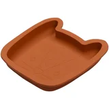 silikonski krožnik leopard sienna
