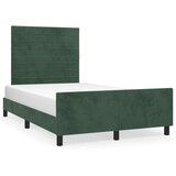  Za krevet s uzglavljem tamnozeleni 120x200 cm baršunasti | shoptok.hr