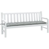  Jastuk za vrtnu klupu prošarano svjetlosivi 180x50x7 cm tkanine | shoptok.hr