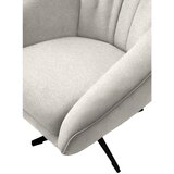 Stylife FOTELJ, krem barve tekstil | Shoptok.si