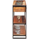 vidaXL Komoda od masivnog obnovljenog drva 120 x 30 x 75 cm | shoptok.hr