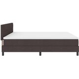 Krevet s opruga kutije Tamno smeđa 200 x 200 cm tkanina | shoptok.hr