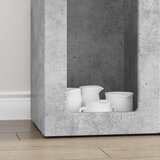  Kreveta Betonski sivi 59 x 35 x 100,5 cm Konstruirano drvo | shoptok.hr