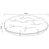  Jastučić za viseću stolicu VIANEN 100% poliester - Svijetlo zelena 50 x 50 x 10 cm | shoptok.hr