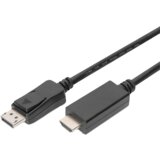 Digitus adapter displayport na hdmi 2m crna Cene