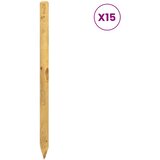 vidaXL Ograde 15 kom. Smeđa 60 cm Masivna borovina - Ø 4 x 60 cm Cijene