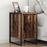 vidaXL Noćni ormarić Staro drvo 39,5 x 30 x 50 cm Konstruirano drvo | shoptok.hr
