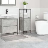 vidaXL Tepisi i prostirke Sivi Mikrovlakna 50 x 50 x 0.2 cm Neklizeći | shoptok.hr