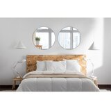 Hanah home ogledalo round double diameter: 30 cm silver Cene