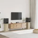 stalci za zvučnike 2 kom 30 x 30 x 60 cm konstruirano drvo