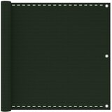 Balkonski zastor tamnozeleni 90 x 600 cm HDPE | shoptok.hr