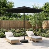  Vrtni Parasol s Podnožjem 270 x 270 cm Poliester Pravokutni Cijene