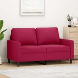 Dvosjed crvena boja vina 120 cm baršunasti | shoptok.hr