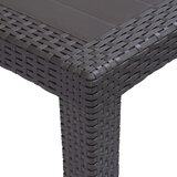  Vrtni stol smeđi 150 x 90 x 72 cm plastika s izgledom ratana | Eponuda.ba